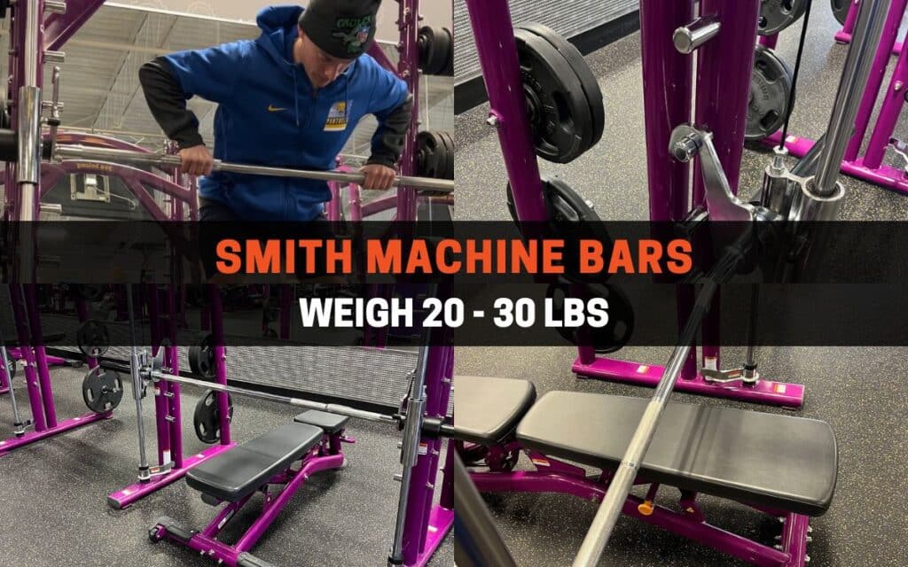 smith machine bars