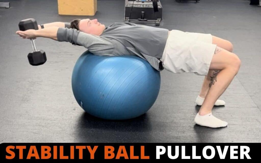 dumbbell chest workout without a bench stability ball pullover by jake woodruff strength coach personal