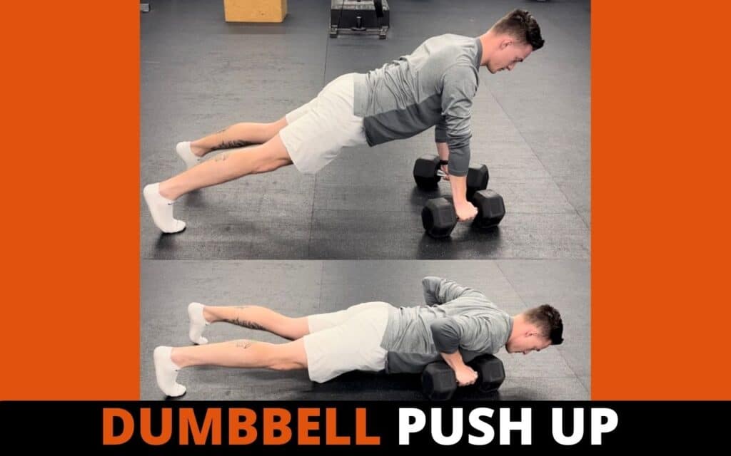 dumbbell chest workout without a bench reverse grip dumbbell push up by jake woodruff strength coach personal