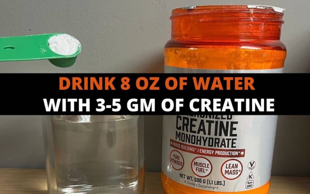 how much water should you drink with creatine - 1