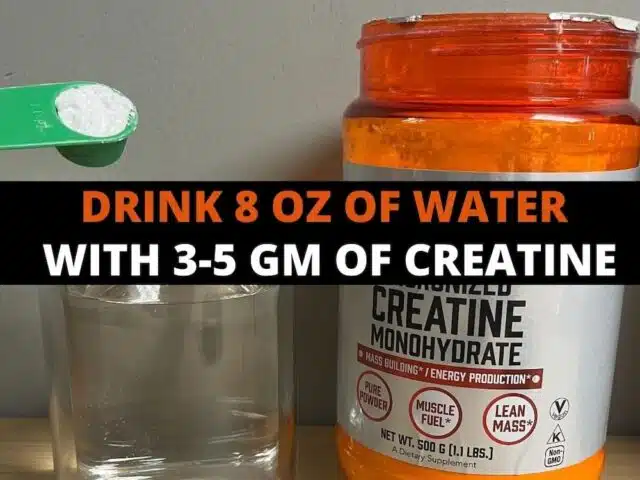 How Much Water Should You Drink With Creatine?