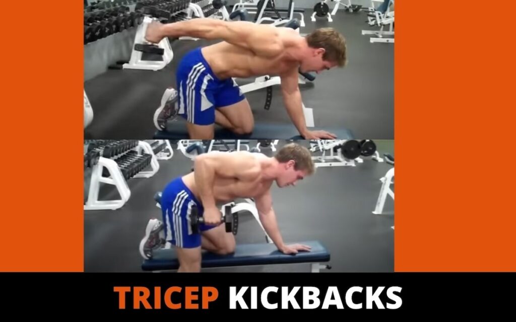tricep kickbacks are one of the best exercises for the long head of the triceps