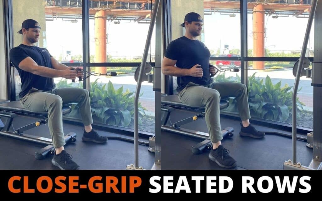 close grip seated rows are one of the best lower lat exercises according to kurtis Ackerman, a personal trainer