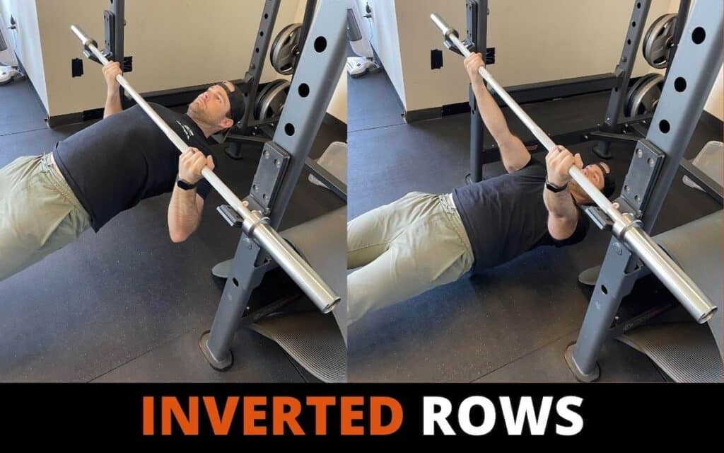 inverted rows are one of the best lower lat exercises according to kurtis Ackerman, a personal trainer