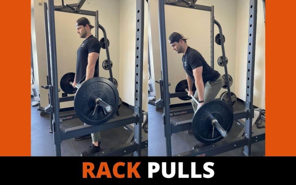 rack pulls are one of the best lower lat exercises according to kurtis Ackerman, a personal trainer