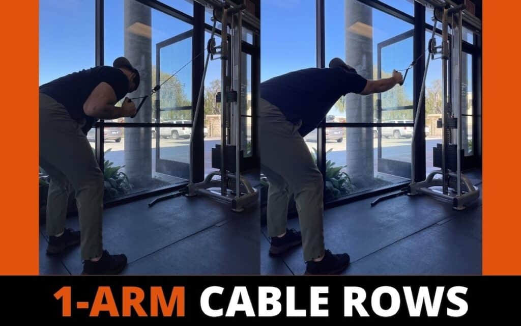 single arm cable rows are one of the best lower lat exercises according to kurtis Ackerman, a personal trainer