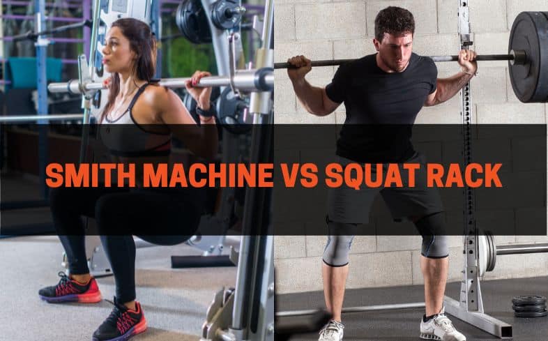 Difference between smith 2025 machine and squat rack