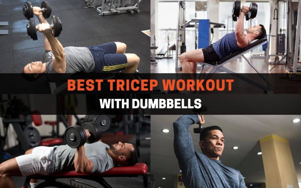 best tricep workout with dumbbells