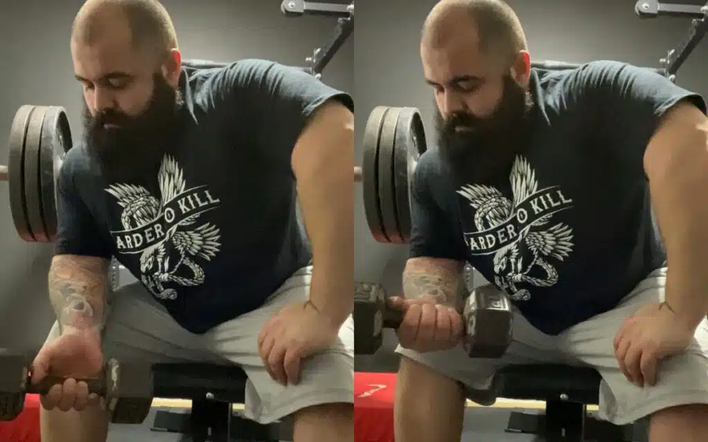 supinated wrist curl