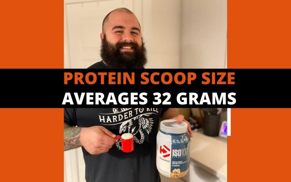 how much is a scoop of protein joseph lucero shows us its 32 grams personal