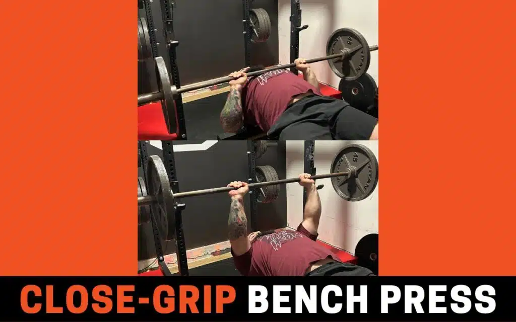 close-grip bench press