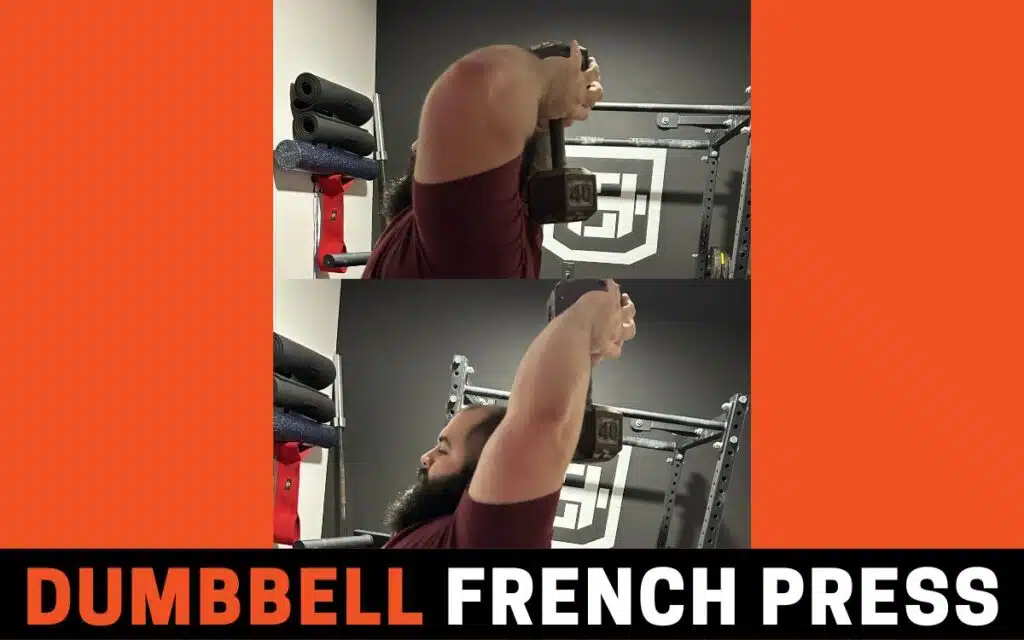 dumbbell french press