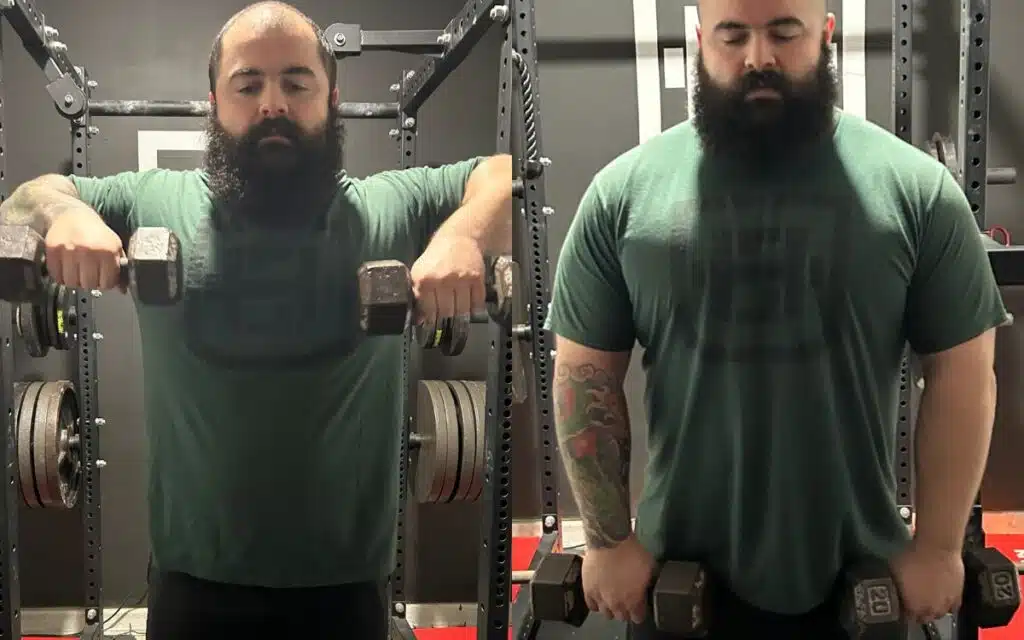 dumbbell upright row