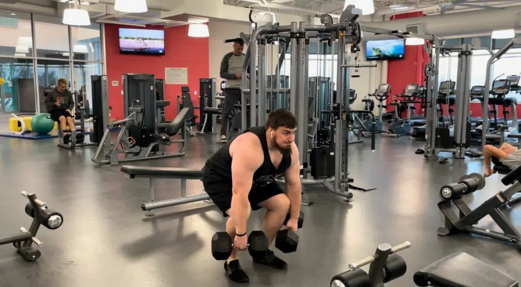 dumbbell deadlift common