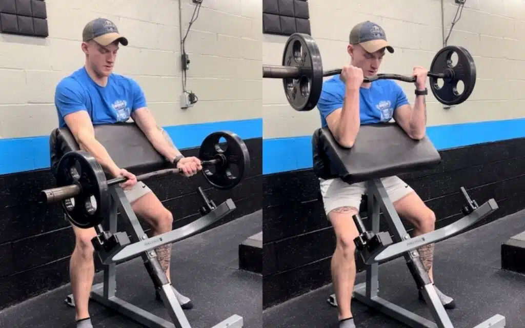 incline dumbbell curls vs ez curl dumbbell how to do perfect form from jake woodruff strength coach