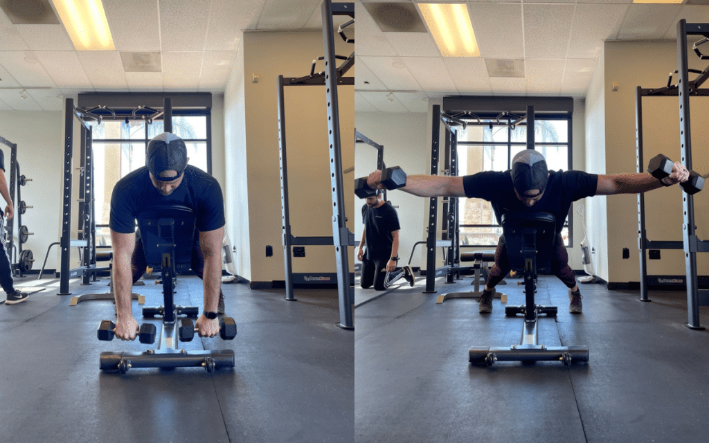 incline supported y raises