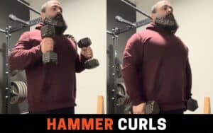 Hammer Curls are one of the best dumbbell biceps workouts, taken by Joseph Lucero, Strength Coach
