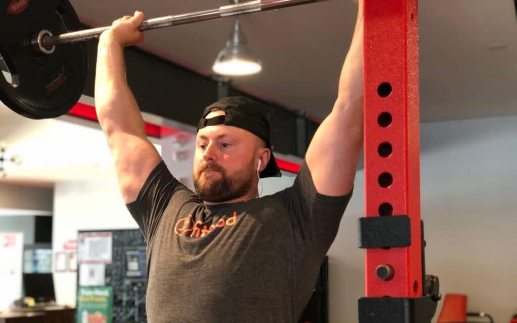 overhead press how many times a week should you work out to gain muscle taken by Avi Silverberg, Strength Coach