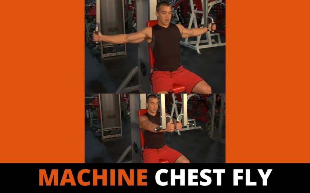 machine chest fly is one of the best inner chest workouts, screenshot from LiveStrong video