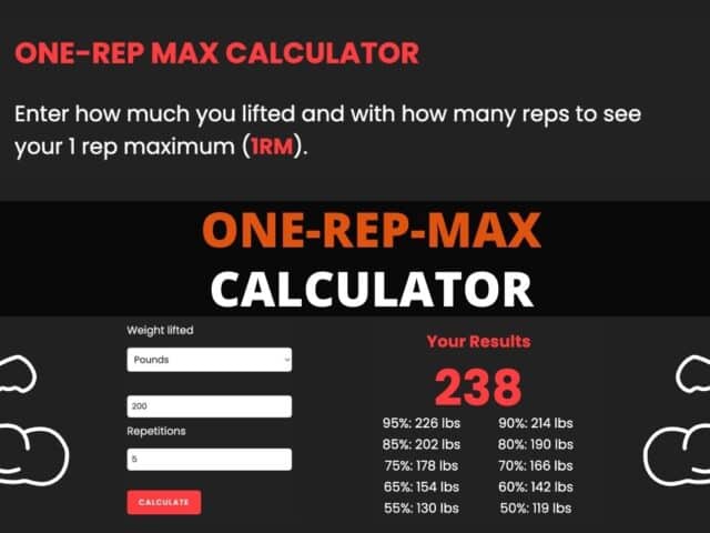 One Rep Max Calculator: Use It To Design Your Workouts