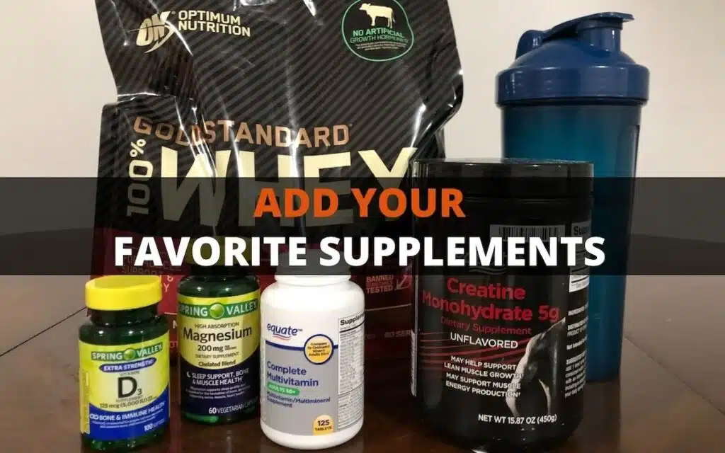 Protein, creatine, and other supplements can help your muscle building powerlifting diet