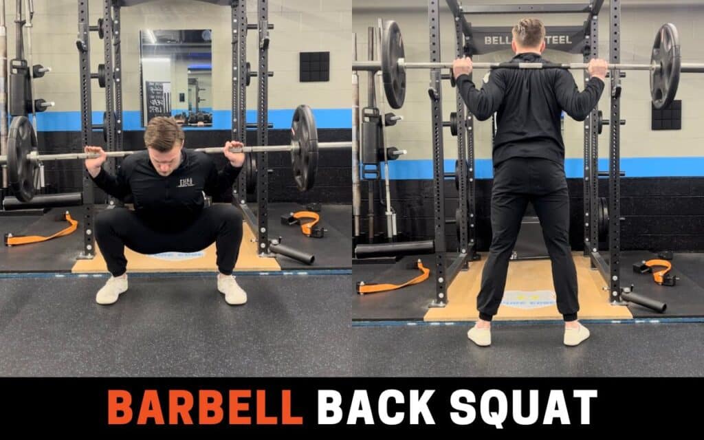 Barbell Back Squat is one of the best squat progressions, taken by Jake Woodruff, Strength Coach