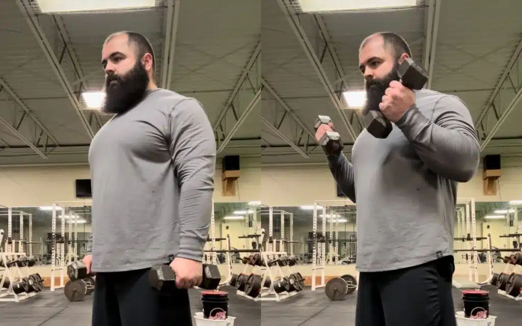 Bicep Curls Drawbacks hammer curl vs bicep curl, taken by Joseph Lucero, Strength Coach