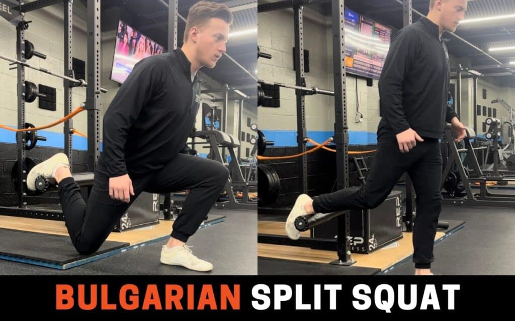 Bulgarian Split Squat is one of the best squat progressions, taken by Jake Woodruff, Strength Coach