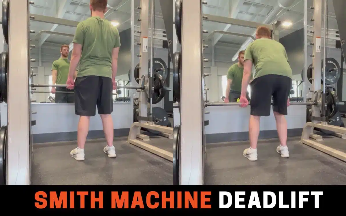 Smith Machine Deadlift smith machine back workout, taken by Pierce Reiten, Strength Coach