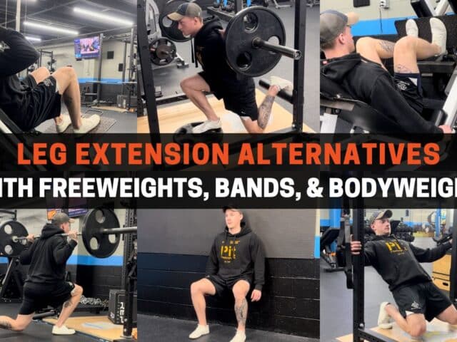 11 Leg Extension Alternatives With Free-Weights, Bands, & Bodyweight