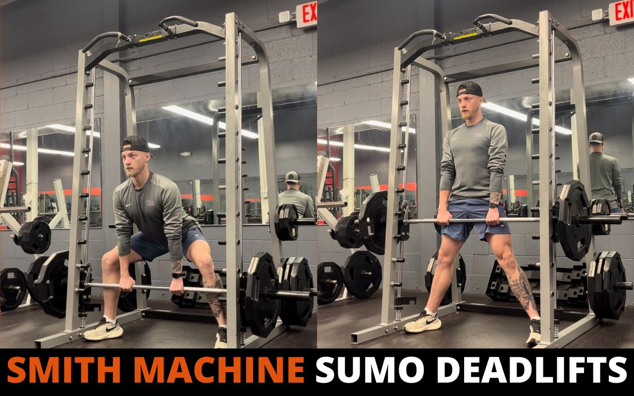 how to do sumo deadlift smith machine with strength coach Jake Woodruff
