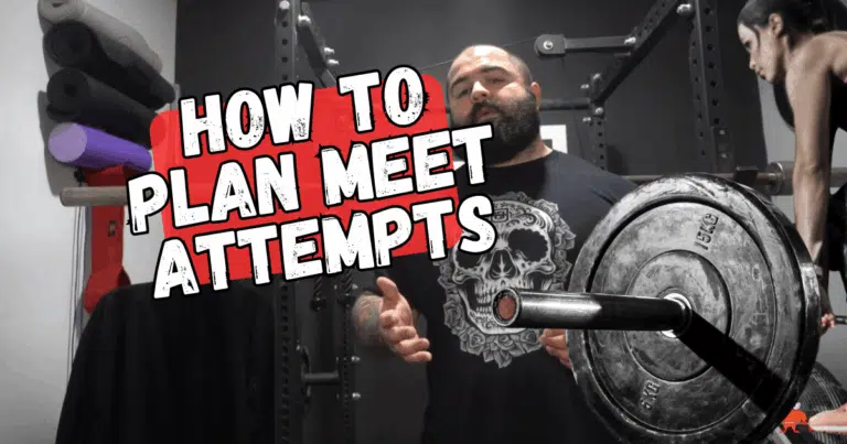 This coach from Powerlifting Technique shows how to plan your attempts for a powerlifting meet.