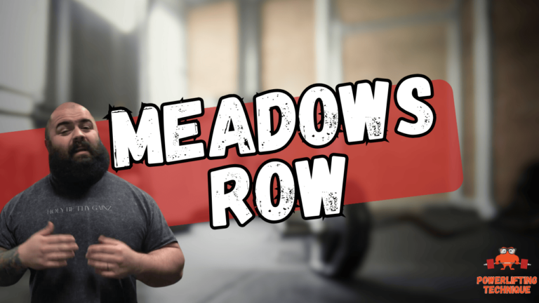 This guide shows how to do the Meadows Row.