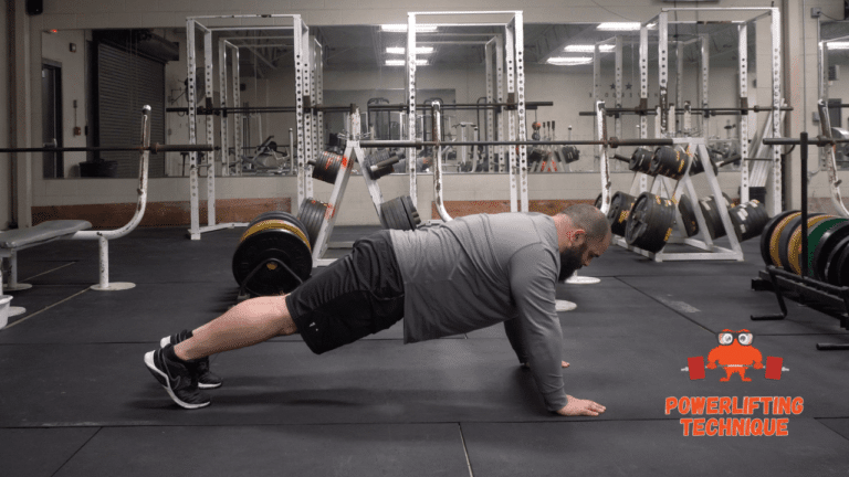 How to do planks. This demonstration is done by coach Lucero at Powerlifting Technique.