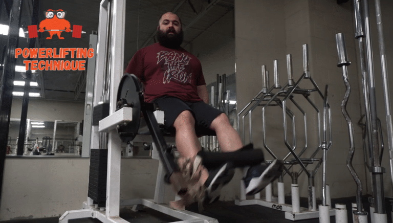 This shows how to do leg extensions the right way.