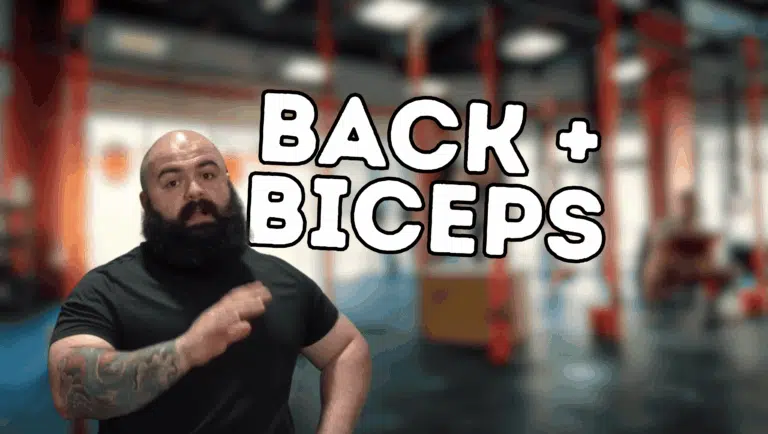 A powerlifting coach shares a back and bicep workout.