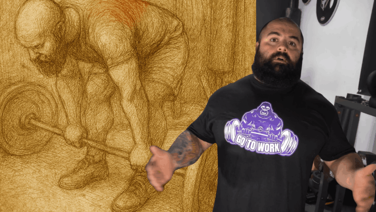 A powerlifting coach explains deficit deadlift.