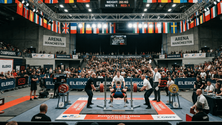 An international powerlifting competition.